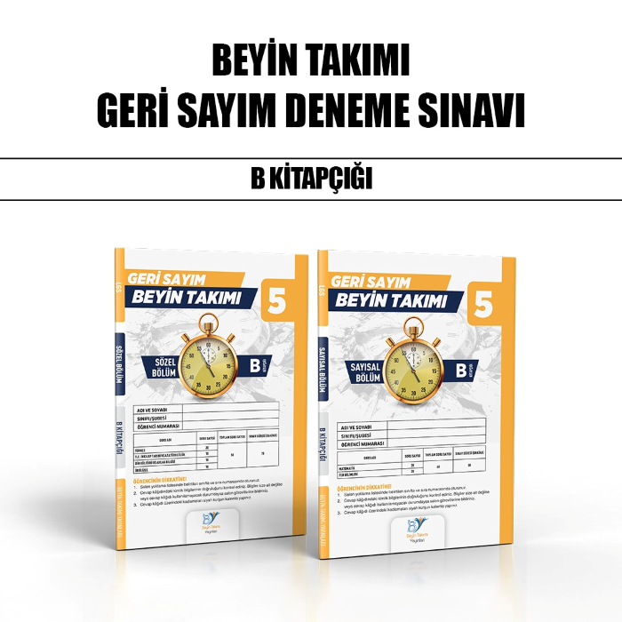 GERİ SAYIM BTAKIMI 08.SINIF DENEME SY/SZ 5-B - 25